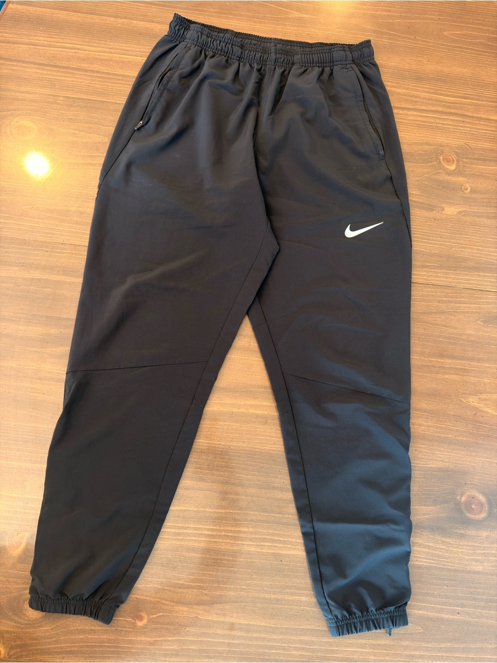 Nike Dri-FIT Black Tapered Running Pants Size M